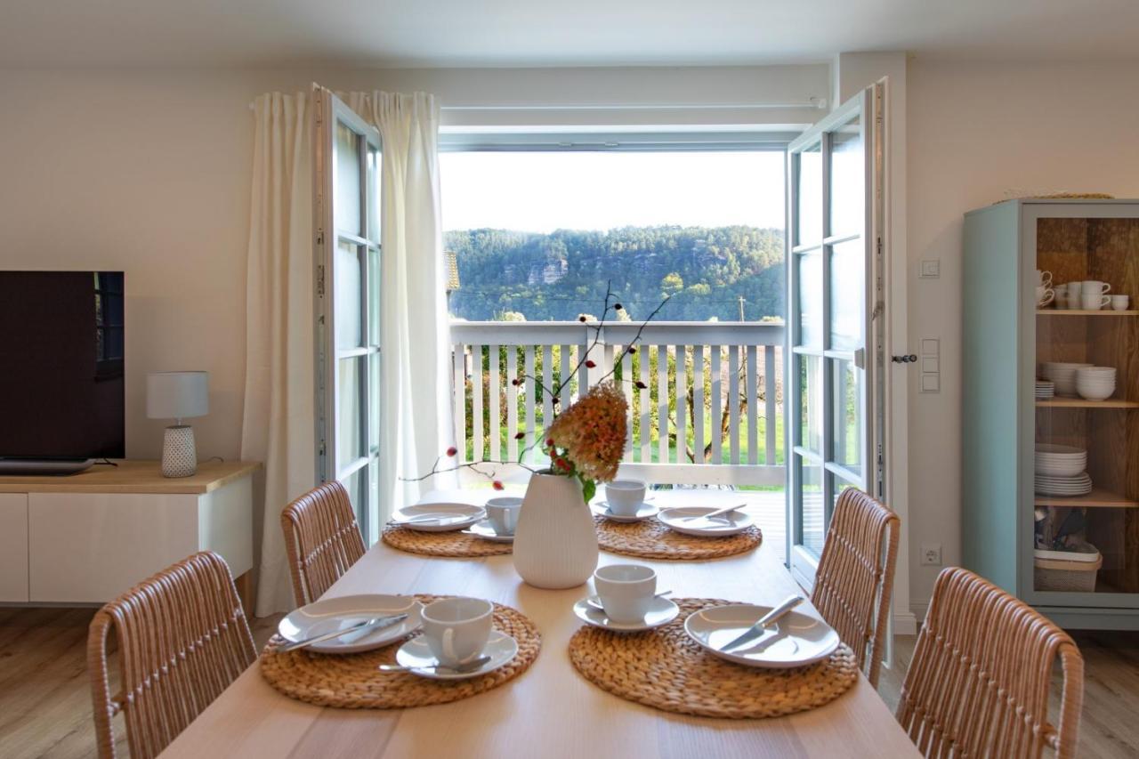 Traumhaftes Gaestehaus An Elberadweg Und Bastei Rathen Dış mekan fotoğraf